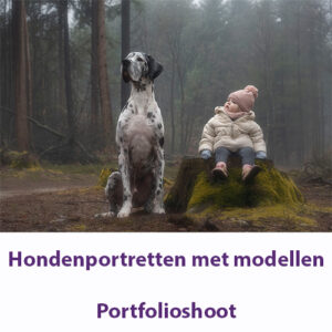 hondenportretten met modellen 1